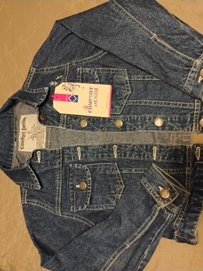 Comfort Denim Kids' Dark Blue Jean Jacket